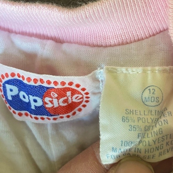 Vintage Popsicle Brand Circus Themed Insulated Onesie - Picture 4 of 5